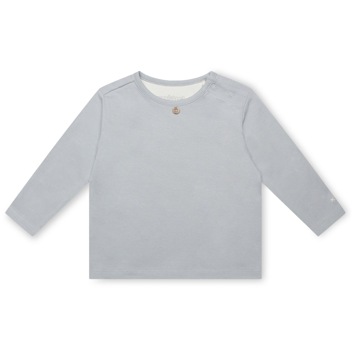 BODIE baby long sleeve shirt light gray