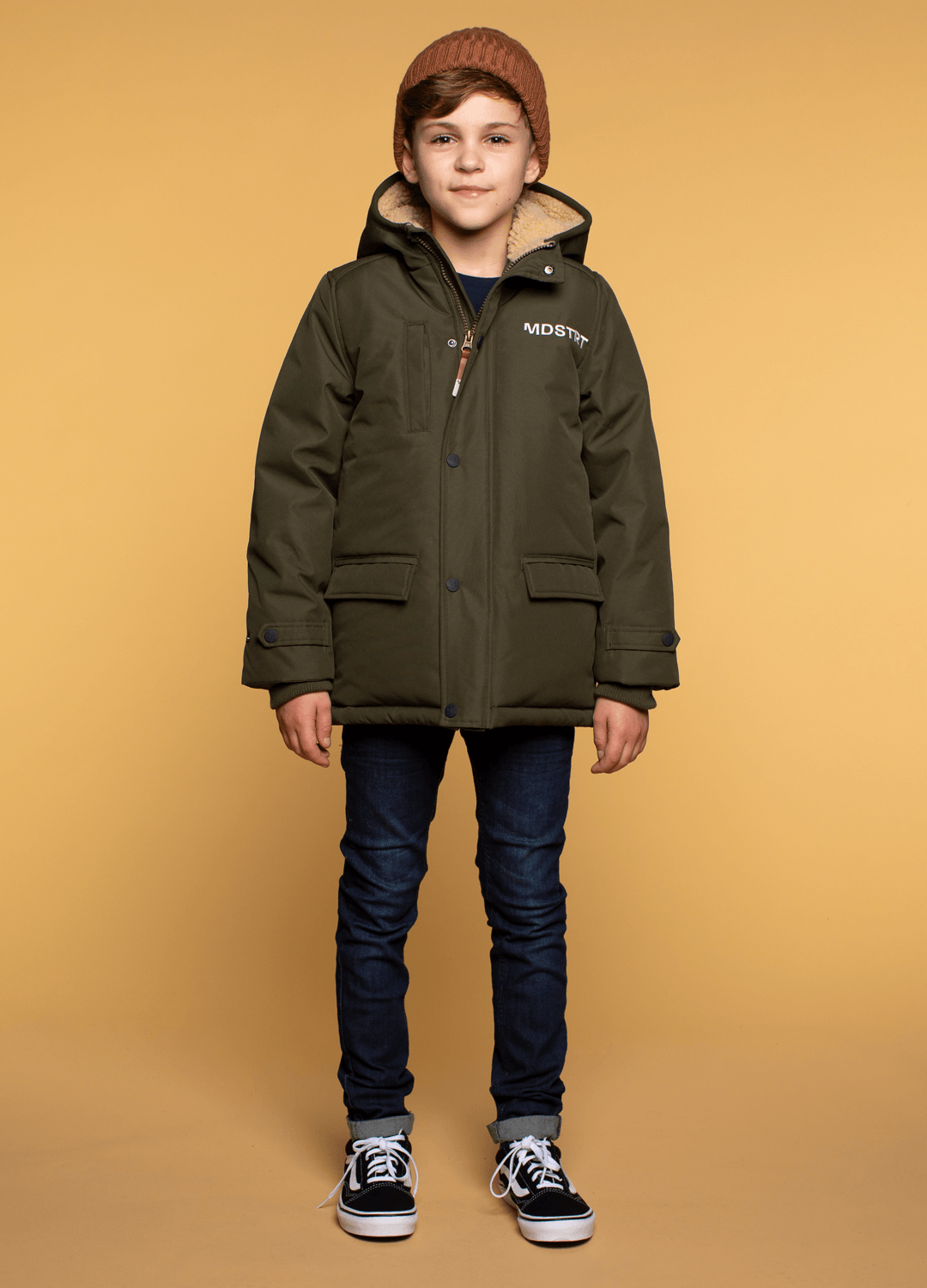 Parka in effen kleur - M307-6225-170-98